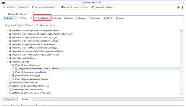 Plugin Profiler in Dynamics CRM